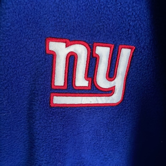 NFL NEW YORK GIANTS logo G-III Apparel Group fleece zip up size LG - Picture 5 of 8